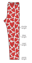 Load image into Gallery viewer, Carl's Hearts Basic Leggings