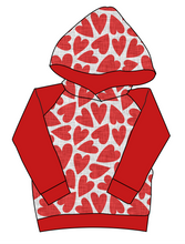 Load image into Gallery viewer, Carl's Hearts Classic Hoodie (or Crewneck)