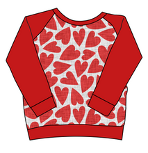 Load image into Gallery viewer, Carl's Hearts Classic Hoodie (or Crewneck)