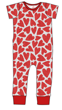 Load image into Gallery viewer, Carl's Hearts Emmett Pants And Shorts T-Shirt Romper