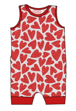 Load image into Gallery viewer, Carl's Hearts Emmett Pants And Shorts T-Shirt Romper