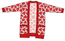 Load image into Gallery viewer, Carl's Hearts Ladies' Grandpa Cardigan