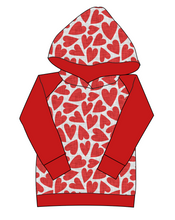 Load image into Gallery viewer, Carl's Hearts Ladies Hoodie