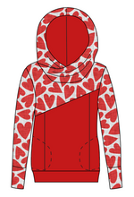 Load image into Gallery viewer, Carl's Hearts Ladies Hoodie