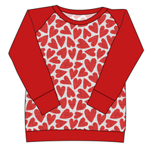 Load image into Gallery viewer, Carl's Hearts Ladies' Classic Crewneck
