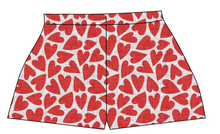 Load image into Gallery viewer, Carl's Hearts Ladies' Lounge Shorts