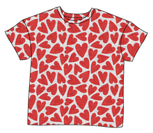 Load image into Gallery viewer, Carl's Hearts Ladies' Oversized Tee