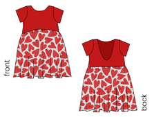Load image into Gallery viewer, Carl's Hearts Low Back Dress