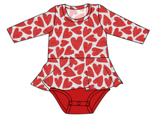 Load image into Gallery viewer, Carl's Hearts Peplum Top