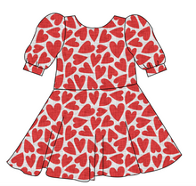 Load image into Gallery viewer, Carl's Hearts Prairie Dress