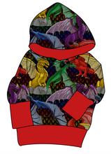Load image into Gallery viewer, Fearsome Fliers Grow With Me Hoodie (or Crewneck)