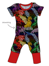 Load image into Gallery viewer, Fearsome Fliers Grow With Me Pants And Shorts Romper
