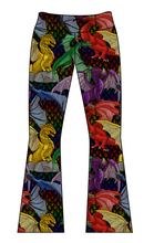 Load image into Gallery viewer, Fearsome Fliers Kids Flared Leggings