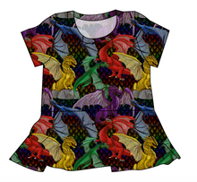 Load image into Gallery viewer, Fearsome Fliers Ladies' Peplum Top