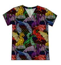 Load image into Gallery viewer, Fearsome Fliers Ladies' Slouchy V-Neck Tee