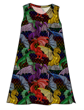Load image into Gallery viewer, Fearsome Fliers Ladies' Swing Dress