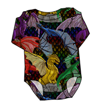 Load image into Gallery viewer, Fearsome Fliers Lap Neck Bodysuit