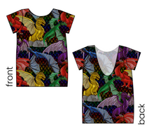 Load image into Gallery viewer, Fearsome Fliers Low Back Ballerina Tee