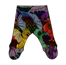 Load image into Gallery viewer, Fearsome Fliers Newborn Footed Pants