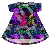 Load image into Gallery viewer, Glitter Fliers Basic T-Shirt Dress