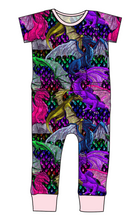 Load image into Gallery viewer, Glitter Fliers Bennett Pants and Shorts Length T-Shirt Romper