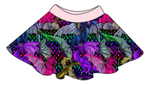 Load image into Gallery viewer, Glitter Fliers Circle Skirt