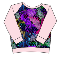 Load image into Gallery viewer, Glitter Fliers Classic Hoodie (or Crewneck)
