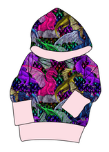Load image into Gallery viewer, Glitter Fliers Grow With Me Hoodie (or Crewneck)