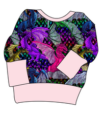 Load image into Gallery viewer, Glitter Fliers Grow With Me Hoodie (or Crewneck)
