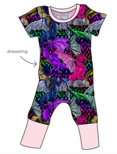 Load image into Gallery viewer, Glitter Fliers Grow With Me Pants And Shorts Romper