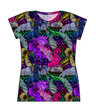 Load image into Gallery viewer, Glitter Fliers Ladies' Basic Tee