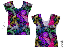 Load image into Gallery viewer, Glitter Fliers Ladies' Low Back Ballerina Tee