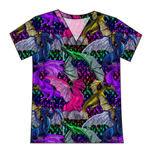 Load image into Gallery viewer, Glitter Fliers Ladies' Slouchy V-Neck Tee
