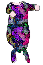 Load image into Gallery viewer, Glitter Fliers Newborn Knotted Gown