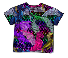 Load image into Gallery viewer, Glitter Fliers Oversized Tee