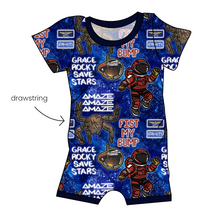 Load image into Gallery viewer, Grace and Rocky Grow With Me Pants And Shorts Romper