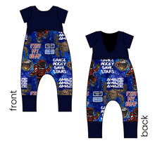 Load image into Gallery viewer, Grace and Rocky Low Back Romper and Bubble Romper