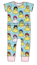 Load image into Gallery viewer, Cheer Ducks Bennett Pants and Shorts Length T-Shirt Romper