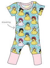 Load image into Gallery viewer, Cheer Ducks Grow With Me Pants And Shorts Romper