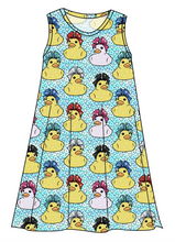 Load image into Gallery viewer, Cheer Ducks Ladies' Swing Dress