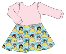 Load image into Gallery viewer, Cheer Ducks Prairie Dress