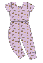 Load image into Gallery viewer, Cutie Treats Ladies Pants Length Ivy Romper