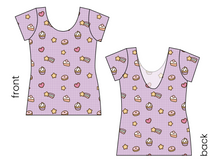 Load image into Gallery viewer, Cutie Treats Ladies' Low Back Ballerina Tee