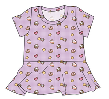 Load image into Gallery viewer, Cutie Treats Ladies' Peplum Top