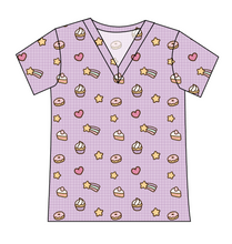 Load image into Gallery viewer, Cutie Treats Ladies' Slouchy V-Neck Tee