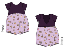 Load image into Gallery viewer, Cutie Treats Low Back Romper and Bubble Romper
