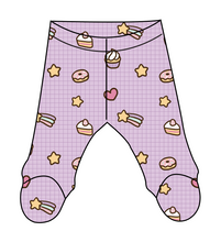Load image into Gallery viewer, Cutie Treats Newborn Footed Pants