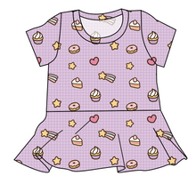 Load image into Gallery viewer, Cutie Treats Peplum Top