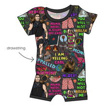 Load image into Gallery viewer, Dungeon Crawlers Grow With Me Pants And Shorts Romper
