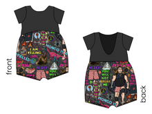 Load image into Gallery viewer, Dungeon Crawlers Low Back Romper and Bubble Romper